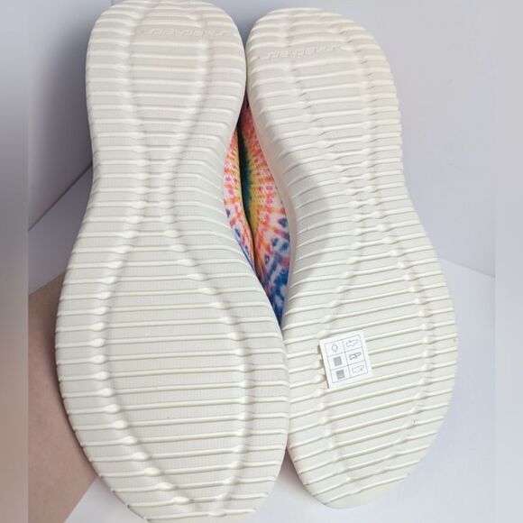 Skechers Tie Dye Multicolor Ultra Flex Air Cooled Memory Foam Slip On Sneaker 11 - Picture 6 of 8